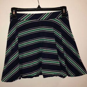 Striped Skater Skirt